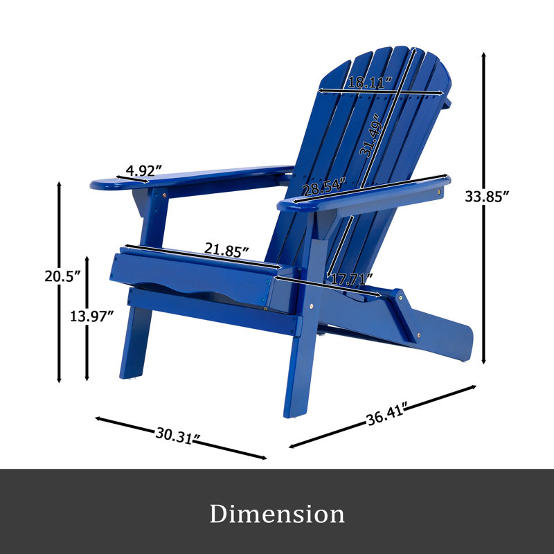 ADIRONDACK CHAIR, Blue