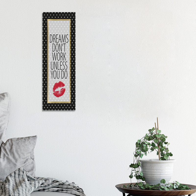 Dreams Don't Work I by Kimberly Allen - Wrapped Canvas Panoramic Print, 30.48 cm H x 91.44 cm W x 1.91 cm D
