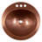Bell 19" Drop-In Bathroom Sink in Copper