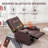 Ower Lift Recliner Chair With Bluetooth Speakers, Lift Chair With S-Track Massage, PU Electric Recliners Suitable For Apartments-2111822875