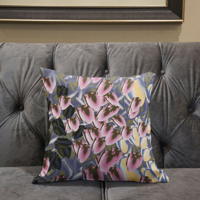 Polyester Throw Square Pillow Cover & Insert
