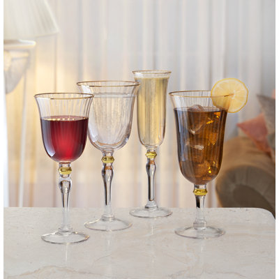 Salem 8 oz. Verre à pied en verre