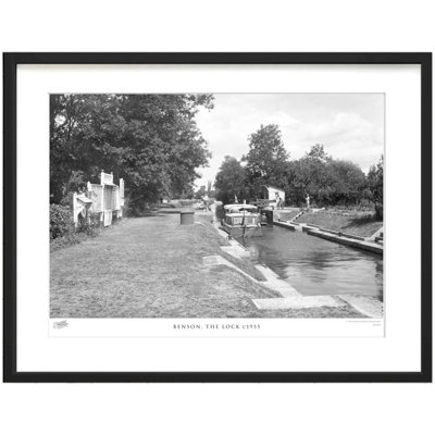 Benson, The Lock C1955 by Francis Frith - Single Picture Frame Print