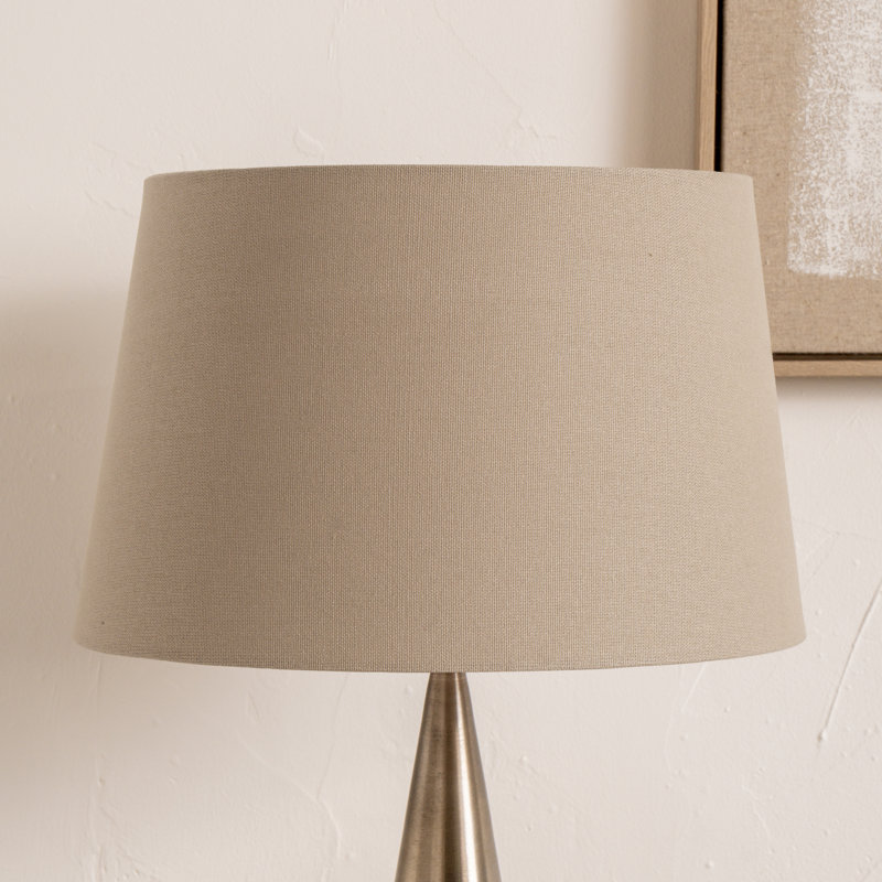 Lorin Cotton Empire Lamp Shade, Orange, 24 cm H x 40cm W x 40cm D