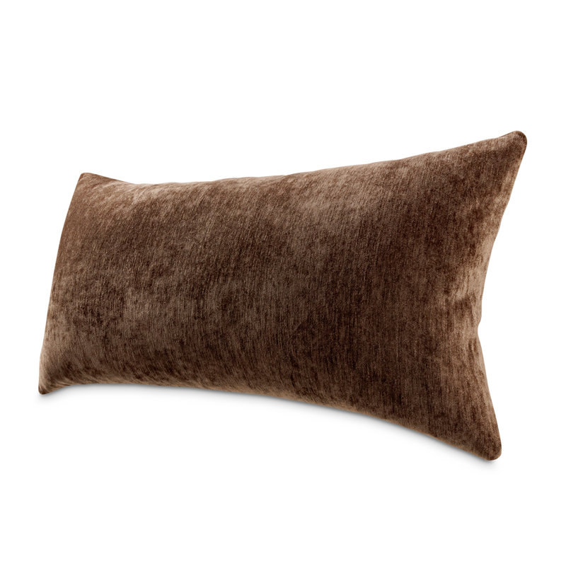The Smith Chenille Lumbar Pillow Cover & Insert , Chocolate
