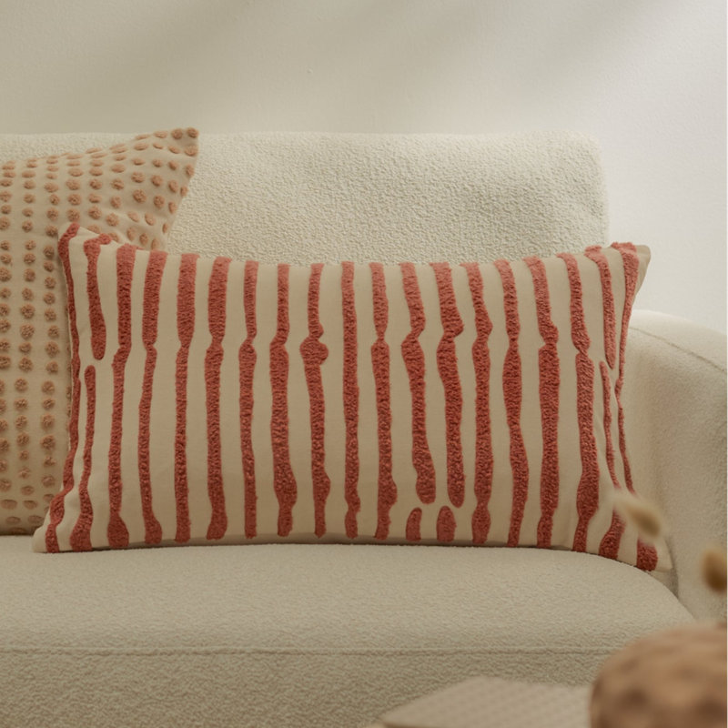 Paprika Rectangular Throw Pillow Cover
