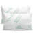 Bianco Rayon from Bamboo Cooling Memory Foam Plush Support Bed Pillow-1391080106