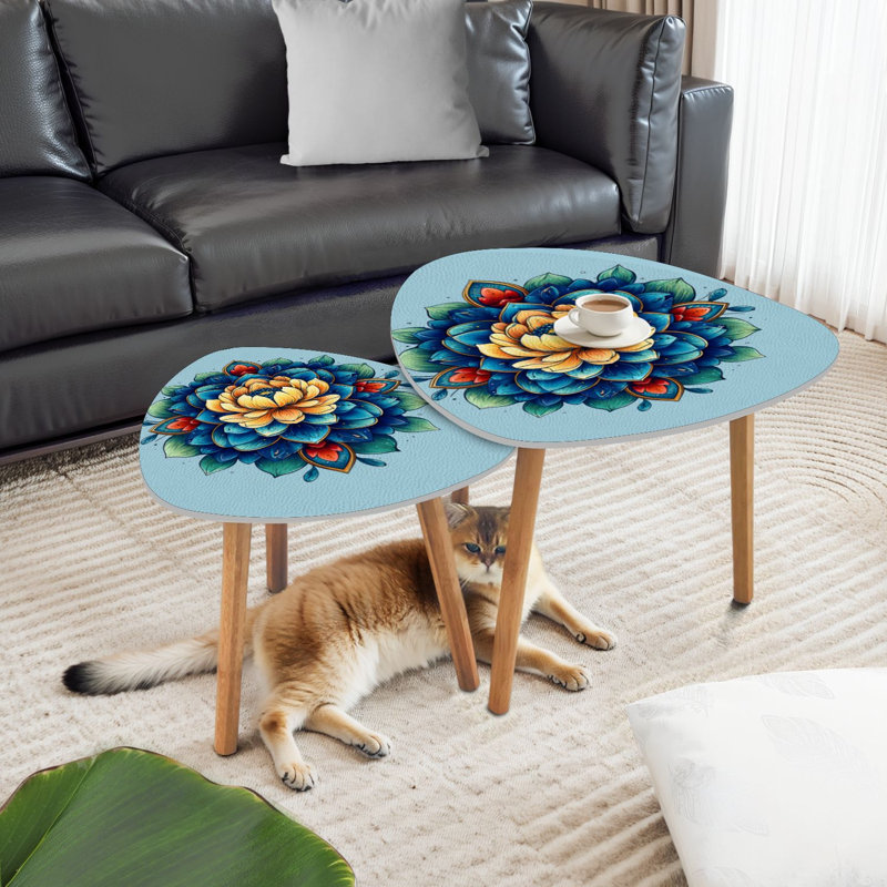 Ensemble de 2 tables basses gigognes Triang