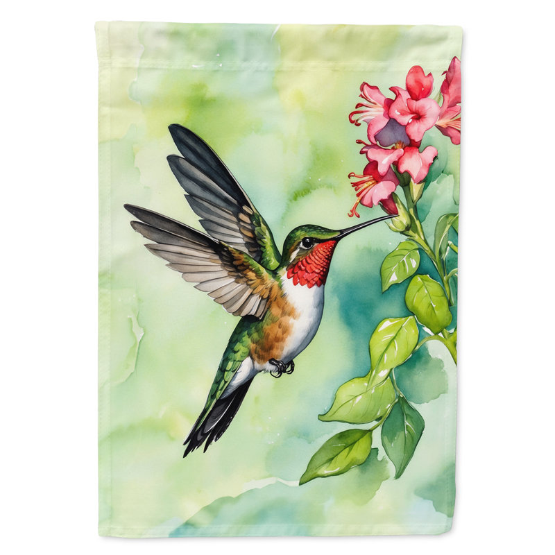 Garden Flag, Rubythroated Hummingbird