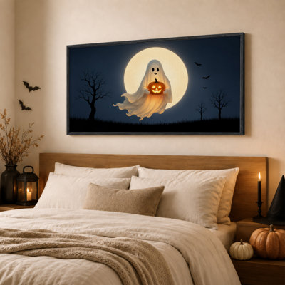 Art mural sur toile, "White Ghost"