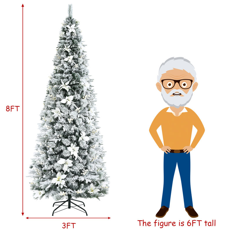 Artificial Pine Christmas Tree, 8' H