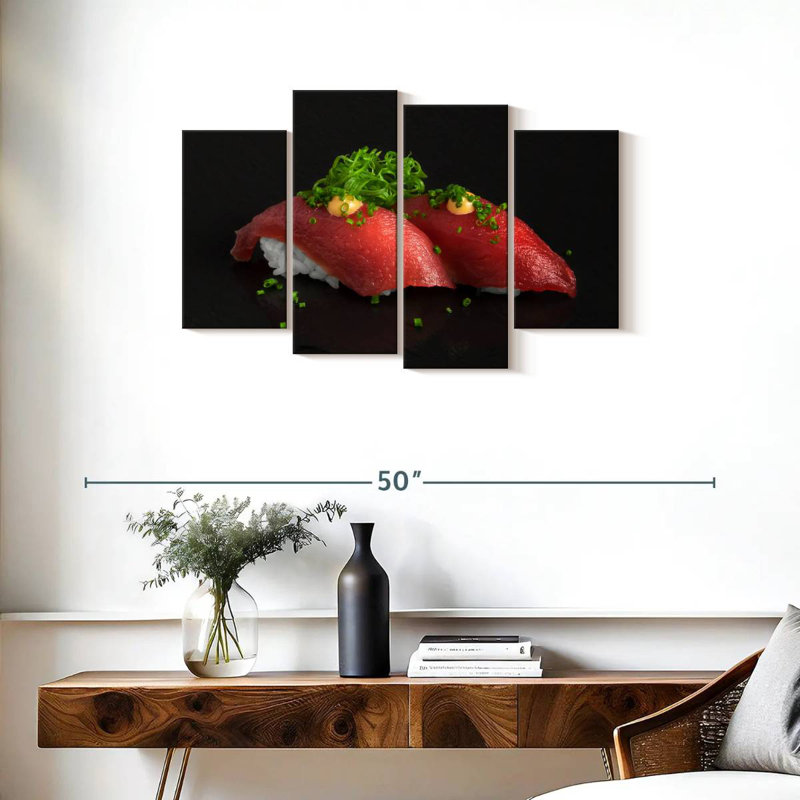 Yarlin nigiri sushi, H 22 po x l 36 po