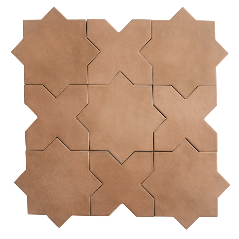 7 x 7 po Seville Carreau de mur et de plancher en porcelaine matte matte (paquet de 5,31 pieds carrés) - paquet de 34