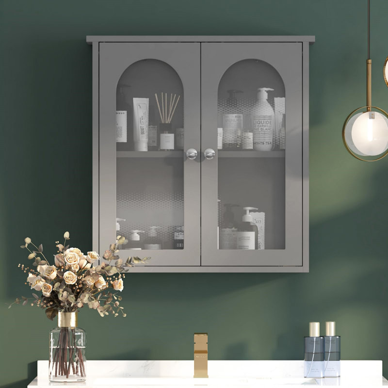 Wall Mounted Required Bathroom Cabinet, Grey