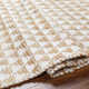 Addy Handmade Flatweave Recycled P.E.T. White/Brown Rug