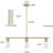 Kimbell 3 - Light Kitchen Island Pendant-841011004