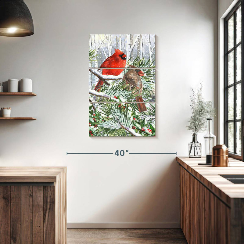 Brampt Holiday Cardinals, 38" H x 24" W