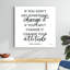 «Words of Wisdom I BW» par Becky Thorns - Art textuel sur toile tendue-333021817-374612882