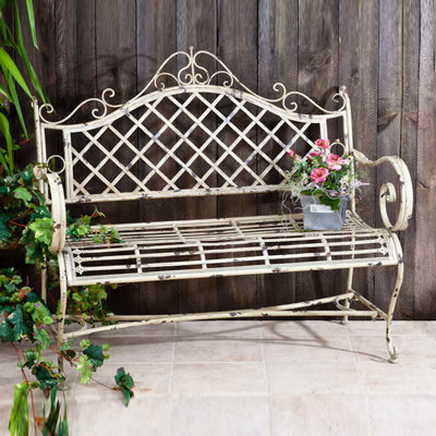 Stephania Outdoor Metal Garden Bench by August Grove