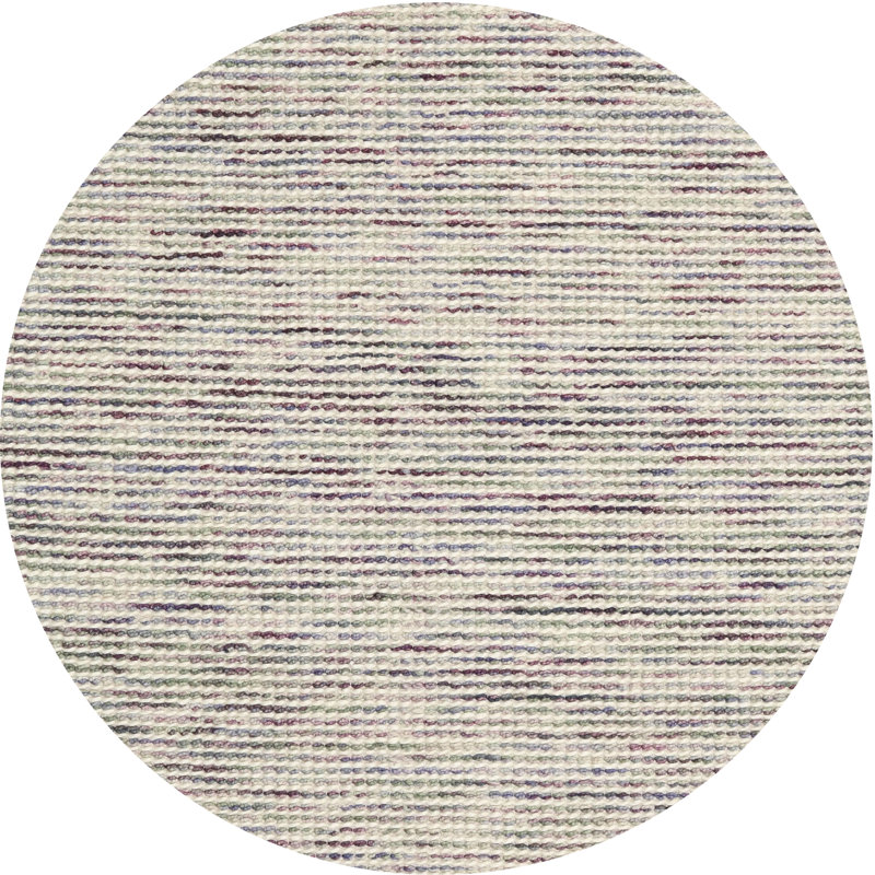 Tapis gris zone contemporaine, Rond 8 pi