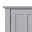 Armoire à pharmacie murale de salle de bain avec tablettes réglables-124651341