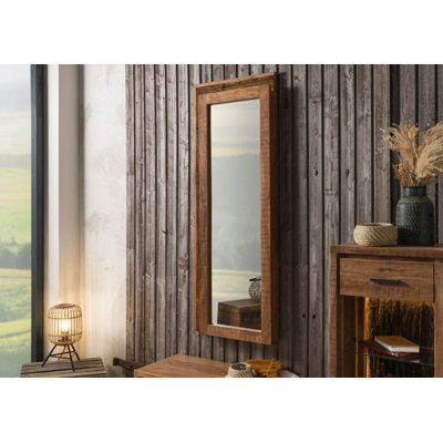 Wandspiegel Akazie 56x8x150 natur lackiert BARK #122