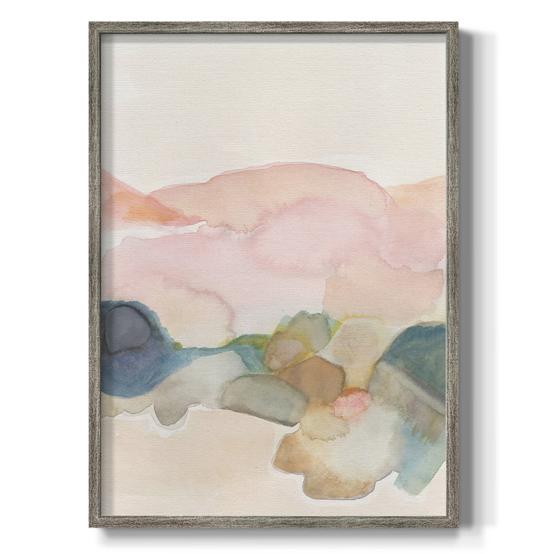Desert Canyon II, reproduction encadrée - bois massif, H 11 po x l 9 po