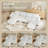 110" Modular Sectional Couches With Adjustable Backrest For Living Room, U Shaped Sectional Sofa With Storage Ottoman (White)-607850511