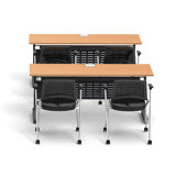 4 Person Training Meeting Seminar Tables Set