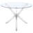 Isolde Chrome 41-inch Dining Table