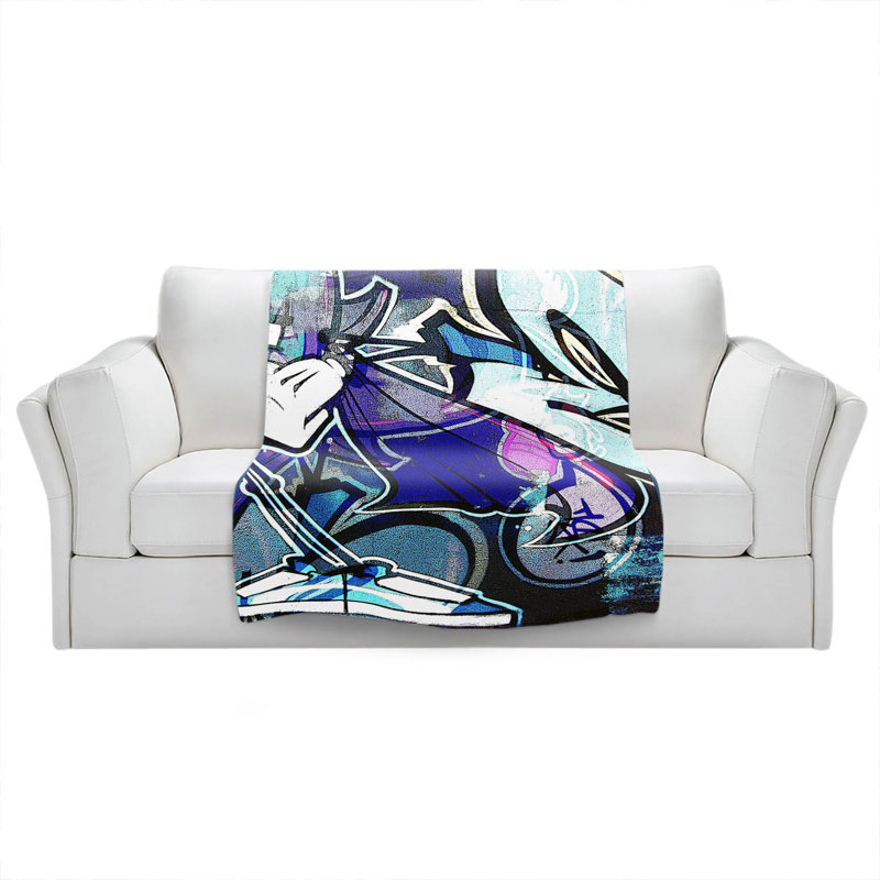 Hand Woven Throw Blanket, 51" x 60"