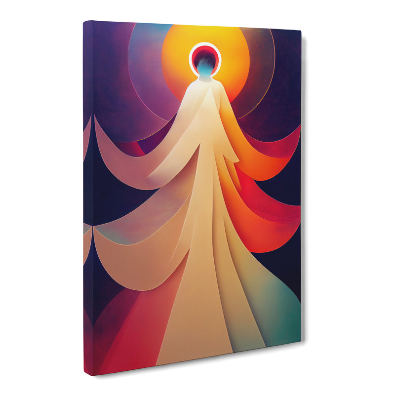 Angel Abstract - Wrapped Canvas Print, 50cm H x 35cm W x 3cm D