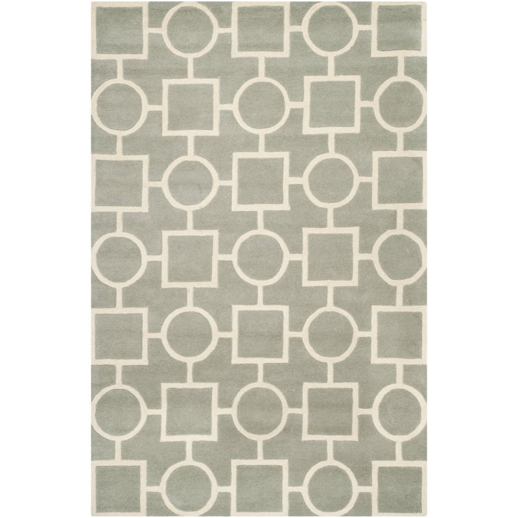 Teresita Hand Tufted Wool Geometric Rug