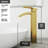 Magnolia 21" L x 14" W x 5" H Rectangular White Matte Stone Vessel Bathroom Sink with 12" H Faucet-100512864