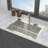 33" Drop-In Kitchen Sink With Pull-Down Faucet And Soap Dispenser - 33 X 22 Inch Single Bowl 16 Gauge Stainless Steel Topmount Kitchen Sink Basin