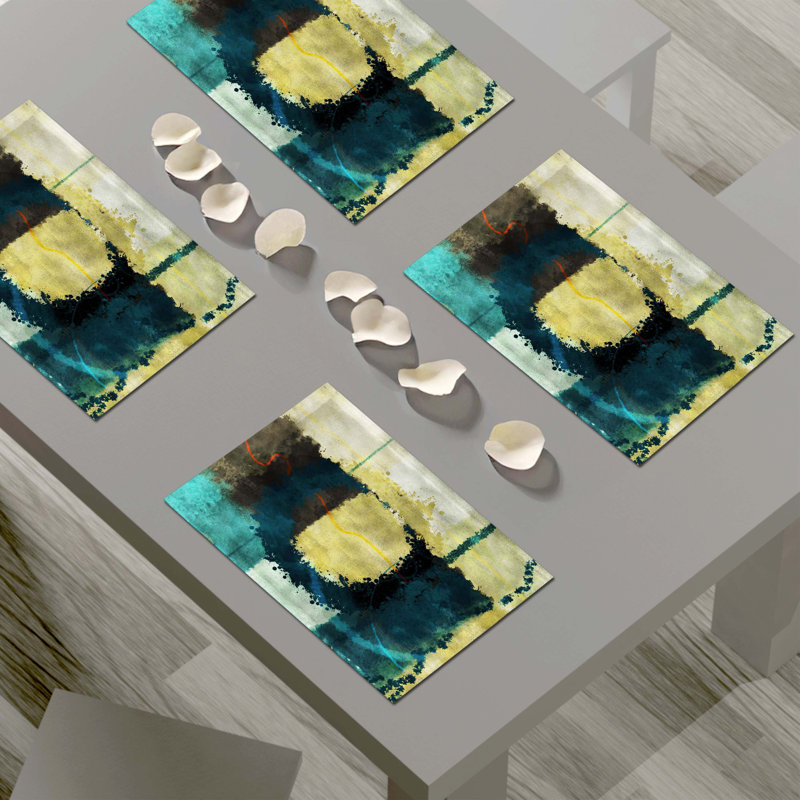 Napperon abstrait en polyester