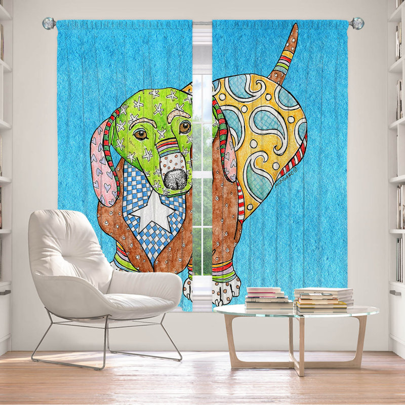 Paire de rideaux occultant en polyester Abdikarim, L 40 po x L 82 po