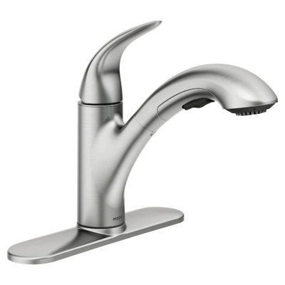 Moen Medina Single Handle Deck-mount Pull-out Kitchen Faucet with Sprayer ( Deck Plate Included )