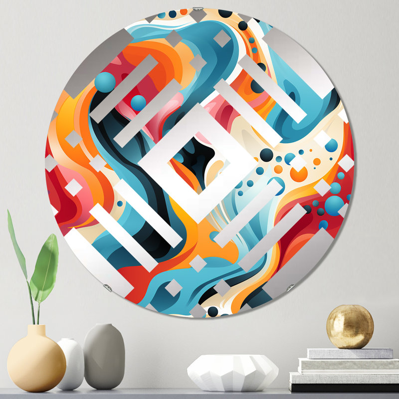 Miroir décoratif Popart, 23,6 po x 23,6 po