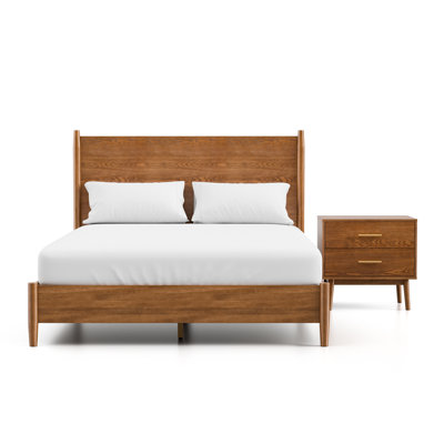 Ensemble de chambre avec lit plateforme Nevio