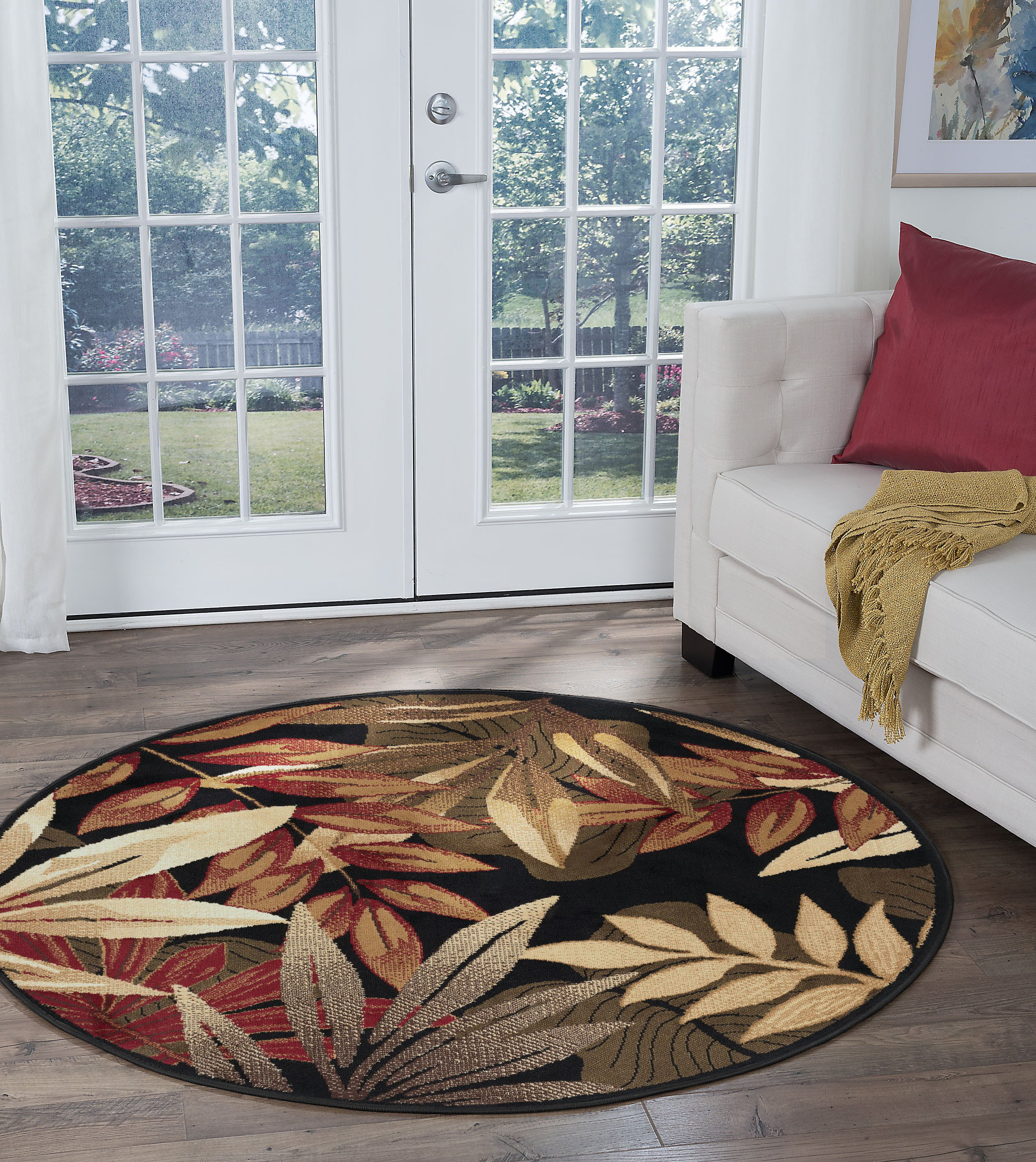 Bay Isle Home™ Beauford Transitional Black/Brown Area Rug - Wayfair Canada