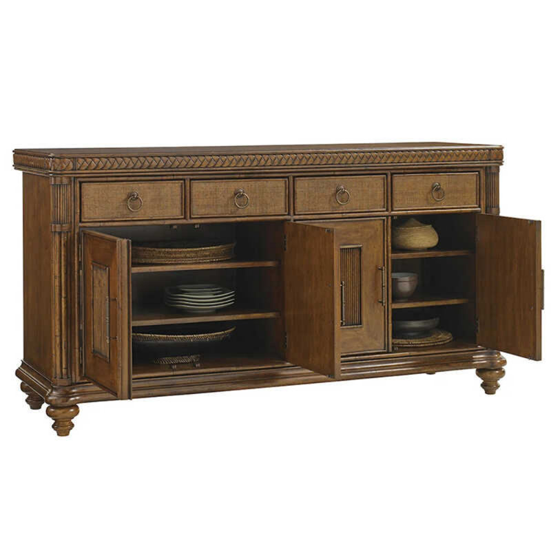 Retro-Style Four-Door Sideboard
