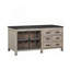 Îlot de cuisine en bois massif de style américain 62,99 "-324681202