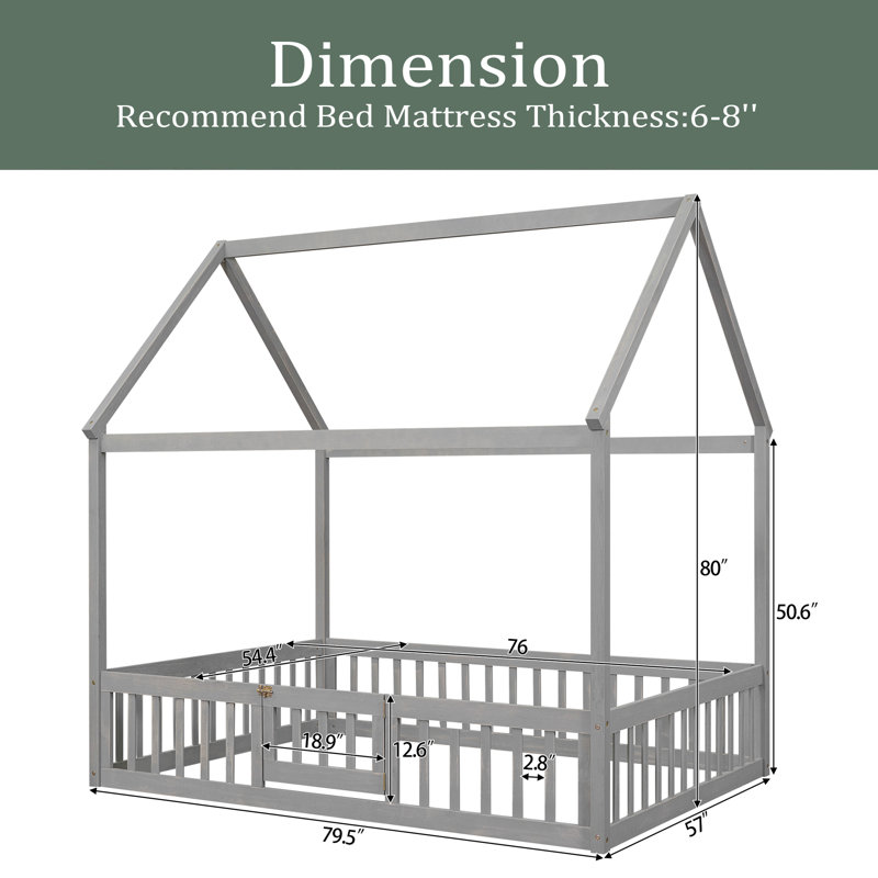 Nevaya Daybed, Gray Wash, Full / Double
