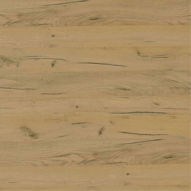 Table de bout rustique en chêne doré et noir avec solution de rangement pratique