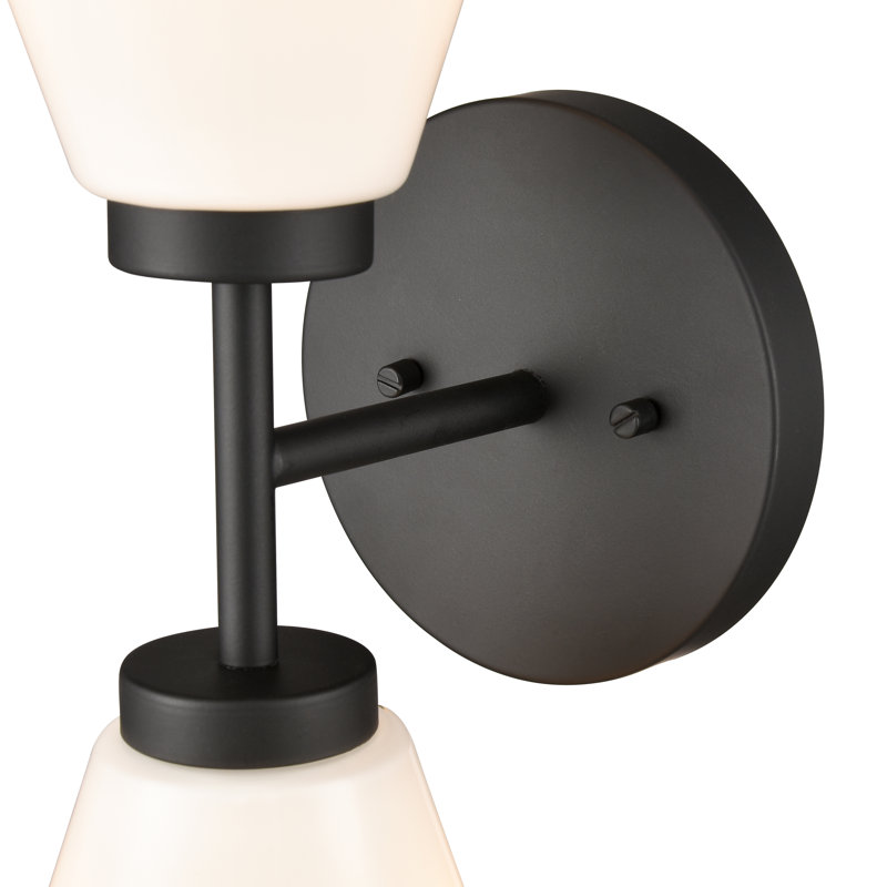 Yasmina 2 Light Frosted Dimmable Vanity Light