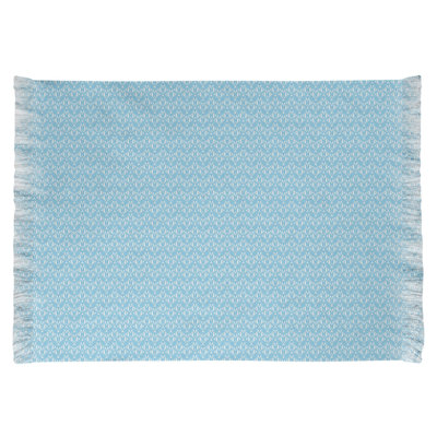 Tapis bleu ciel autre art déco Mcguigan