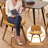 Brimlow Tufted Faux Leather Upholstered Swivel Dining Kitchen Side Chairs-962626699