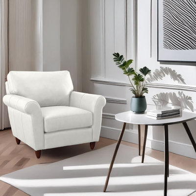 Chaise en cuir véritable Buxton