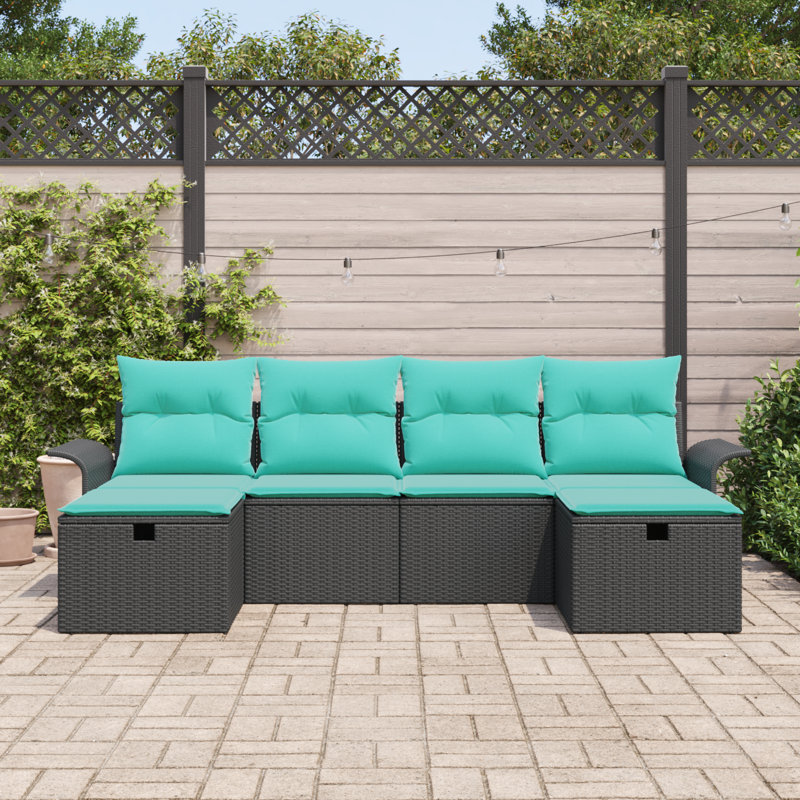 Ensemble de canapé de jardin avec coussin 6 pièces vidaXL
